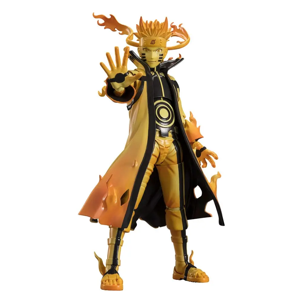 Naruto S.H. Figuarts Naruto Uzumaki (Kurama Link Mode) - Courageous Strength That Binds - akciófigura 15 cm termékfotó