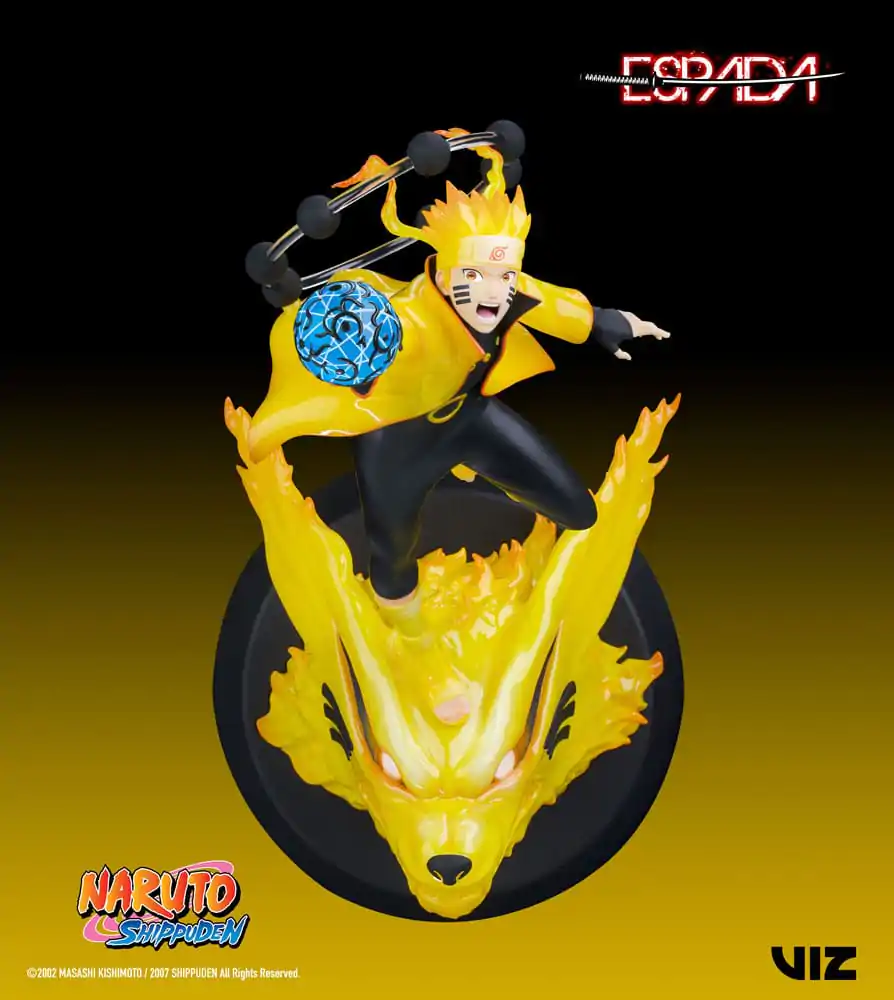 Naruto Shippuden 1/8 Naruto Uzumaki & Kurama PVC szobor figura 28 cm termékfotó