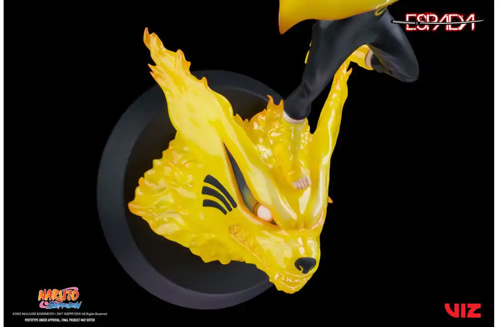 Naruto Shippuden 1/8 Naruto Uzumaki & Kurama PVC szobor figura 28 cm termékfotó