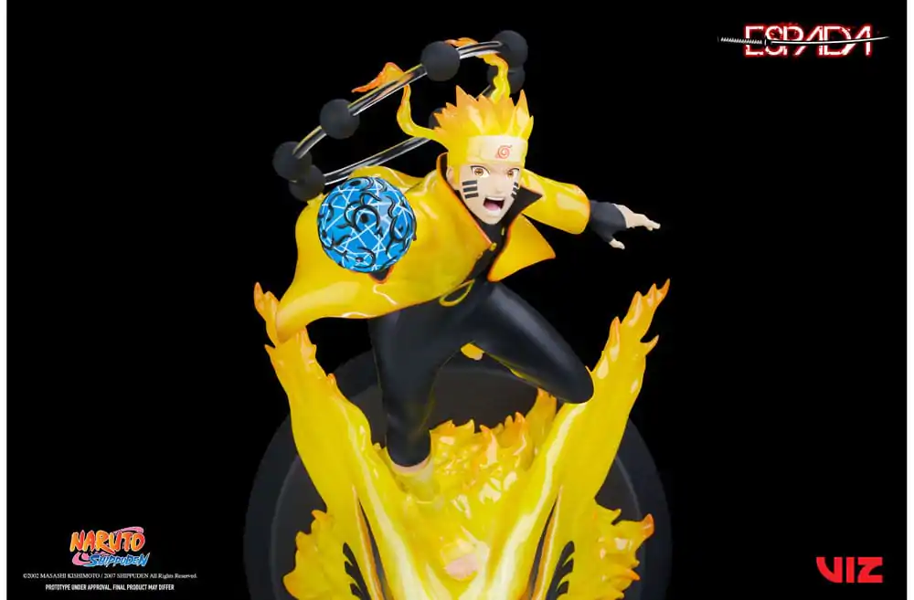 Naruto Shippuden 1/8 Naruto Uzumaki & Kurama PVC szobor figura 28 cm termékfotó