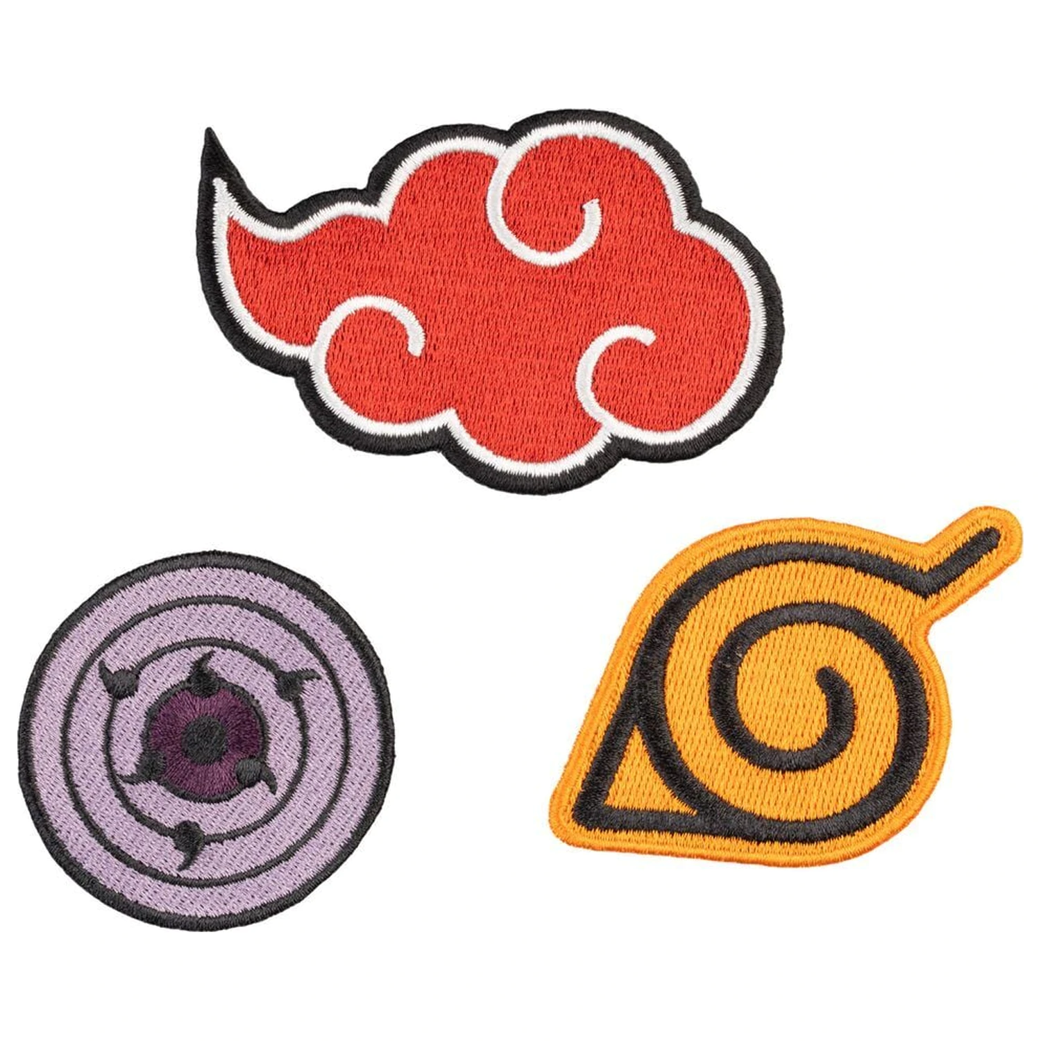 Naruto Shippuden 3 db-os felvarró csomag termékfotó
