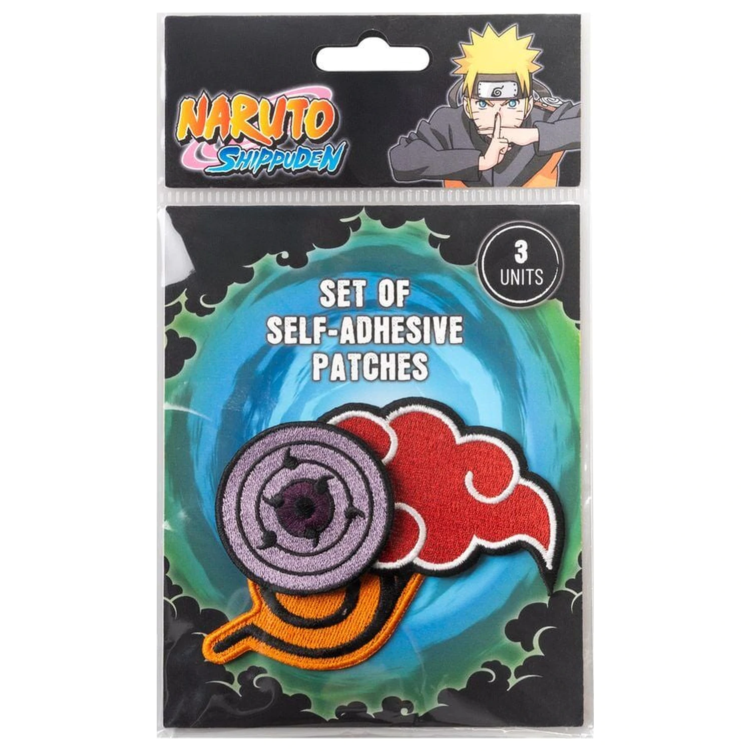 Naruto Shippuden 3 db-os felvarró csomag termékfotó