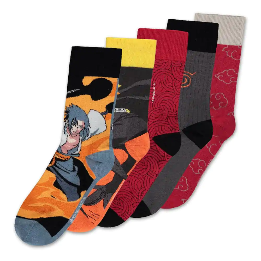Naruto Shippuden 5 db-os zokni csomag 39-42 termékfotó