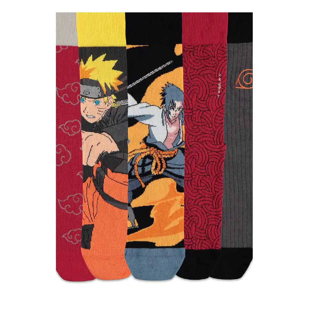 Naruto Shippuden 5 db-os zokni csomag 39-42 termékfotó