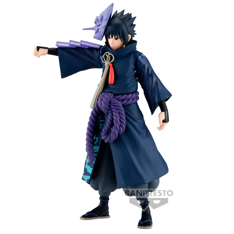 Naruto Shippuden Animation 20Th Anniversary Costume Sasuke Uchiha figura 16cm termékfotó