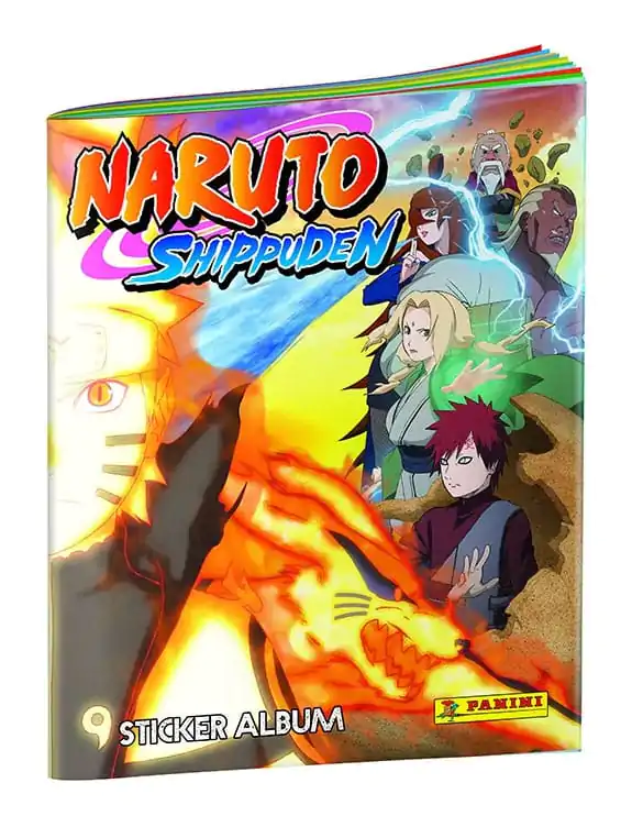 Naruto Shippuden Collection német nyelvű matrica album termékfotó