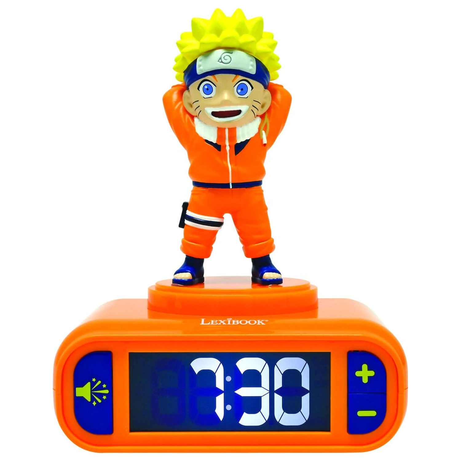 Naruto Shippuden éjszakai lámpa és digitális ébresztőóra termékfotó