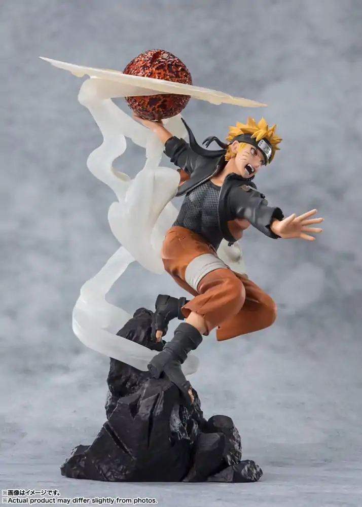 Naruto Shippuden Figuarts ZERO Extra Battle Naruto Uzumaki-Sage Art: Lava Release Rasenshuriken PVC szobor figura 24 cm termékfotó