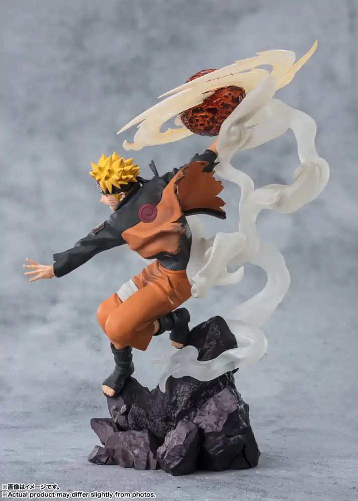 Naruto Shippuden Figuarts ZERO Extra Battle Naruto Uzumaki-Sage Art: Lava Release Rasenshuriken PVC szobor figura 24 cm termékfotó