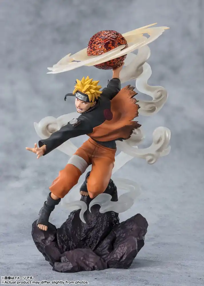 Naruto Shippuden Figuarts ZERO Extra Battle Naruto Uzumaki-Sage Art: Lava Release Rasenshuriken PVC szobor figura 24 cm termékfotó