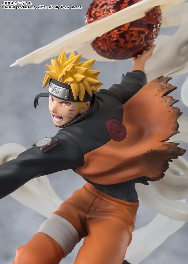 Naruto Shippuden Figuarts ZERO Extra Battle Naruto Uzumaki-Sage Art: Lava Release Rasenshuriken PVC szobor figura 24 cm termékfotó