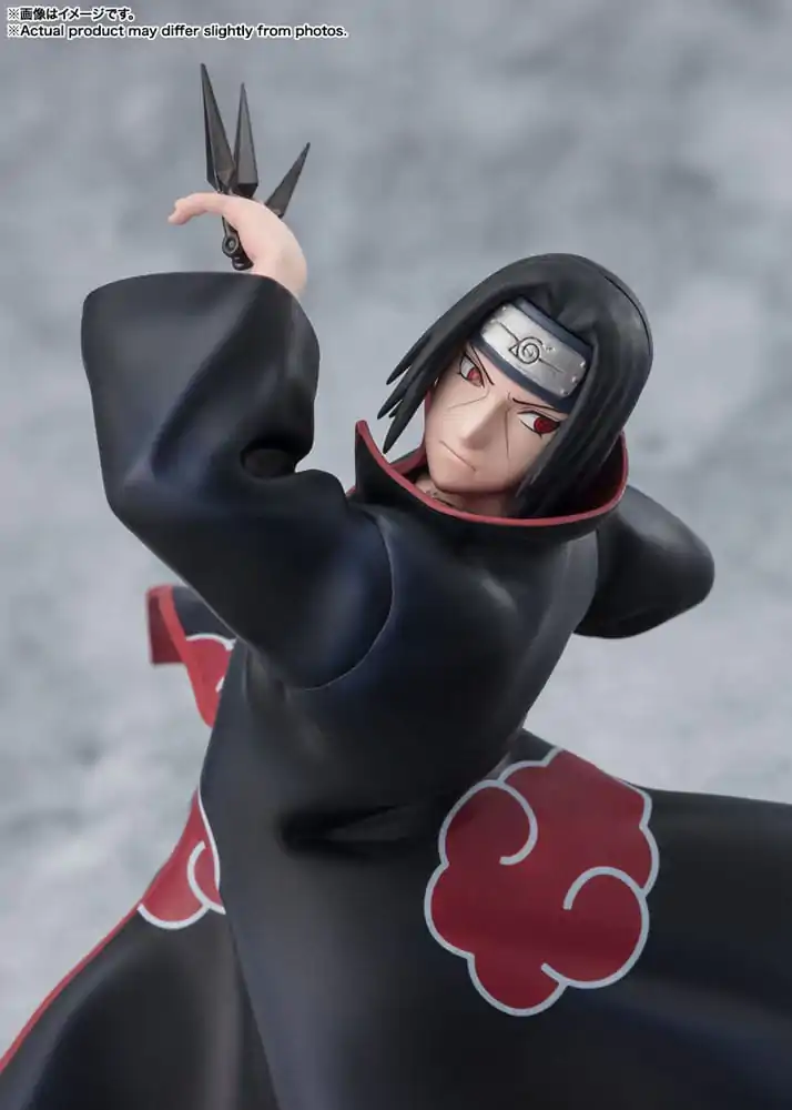 Naruto Shippuden FiguartsZERO Extra Battle Itachi Uchiha -The Light &amp; Dark of the Mangekyo Sharingan- PVC szobor figura 24 cm termékfotó