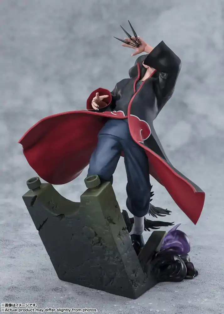 Naruto Shippuden FiguartsZERO Extra Battle Itachi Uchiha -The Light &amp; Dark of the Mangekyo Sharingan- PVC szobor figura 24 cm termékfotó