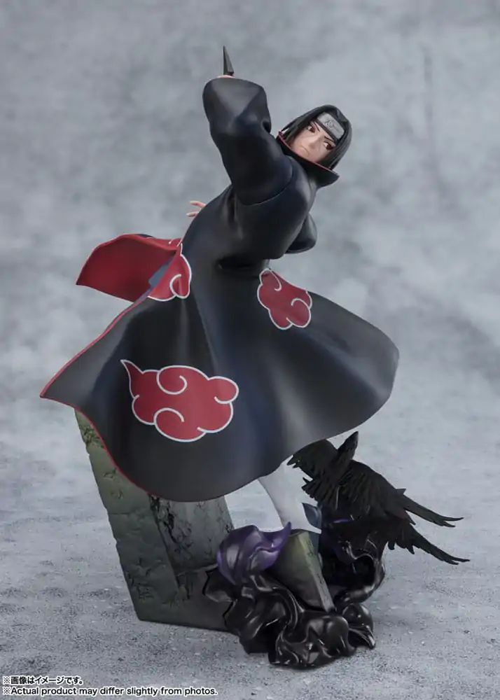 Naruto Shippuden FiguartsZERO Extra Battle Itachi Uchiha -The Light &amp; Dark of the Mangekyo Sharingan- PVC szobor figura 24 cm termékfotó