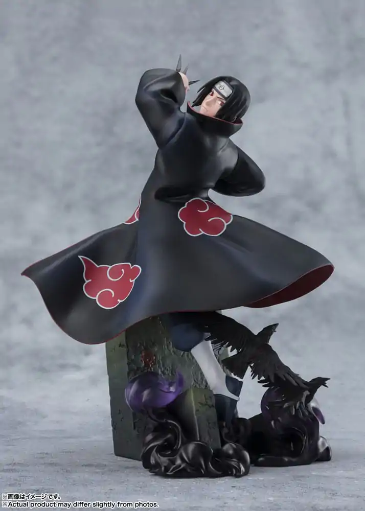 Naruto Shippuden FiguartsZERO Extra Battle Itachi Uchiha -The Light &amp; Dark of the Mangekyo Sharingan- PVC szobor figura 24 cm termékfotó