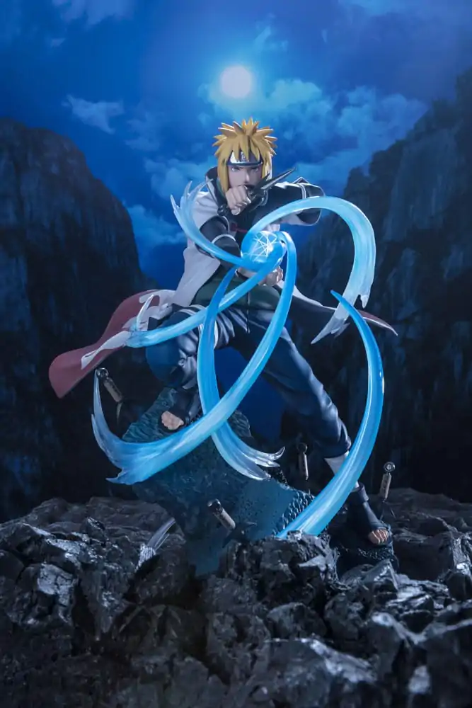 Naruto Shippuden FiguartsZERO Extra Battle Minato Namikaze-Rasengan- PVC szobor figura 20 cm termékfotó