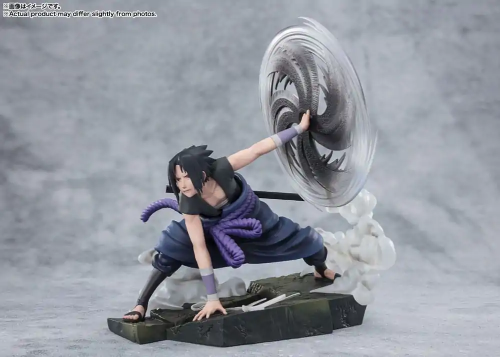 Naruto Shippuden FiguartsZERO Extra Battle Sasuke Uchiha -The Light &amp; Dark of the Mangekyo Sharingan- PVC szobor figura 20 cm termékfotó