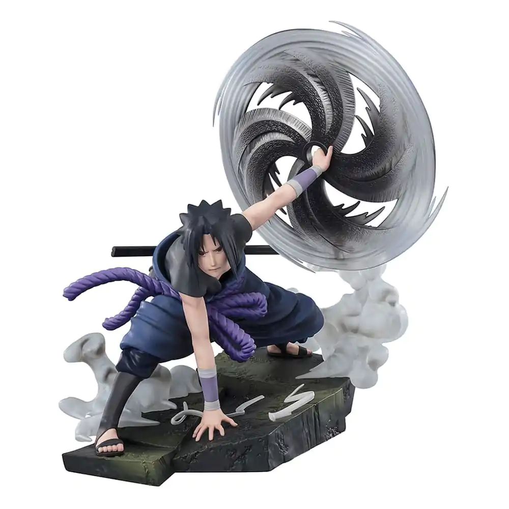 Naruto Shippuden FiguartsZERO Extra Battle Sasuke Uchiha -The Light &amp; Dark of the Mangekyo Sharingan- PVC szobor figura 20 cm termékfotó