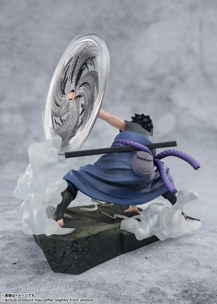 Naruto Shippuden FiguartsZERO Extra Battle Sasuke Uchiha -The Light &amp; Dark of the Mangekyo Sharingan- PVC szobor figura 20 cm termékfotó