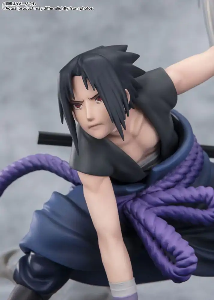 Naruto Shippuden FiguartsZERO Extra Battle Sasuke Uchiha -The Light &amp; Dark of the Mangekyo Sharingan- PVC szobor figura 20 cm termékfotó