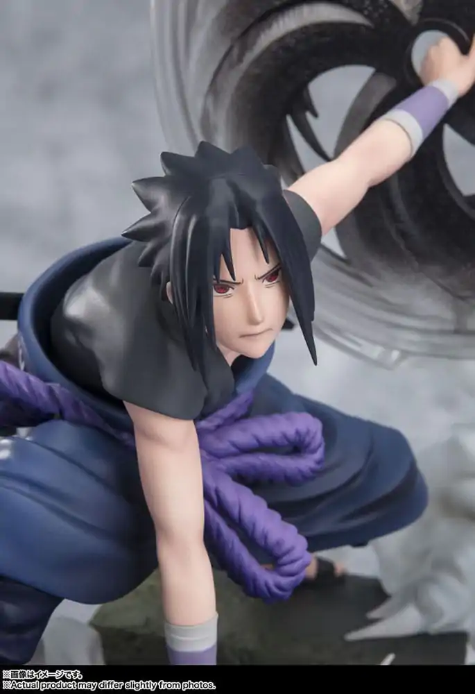 Naruto Shippuden FiguartsZERO Extra Battle Sasuke Uchiha -The Light &amp; Dark of the Mangekyo Sharingan- PVC szobor figura 20 cm termékfotó