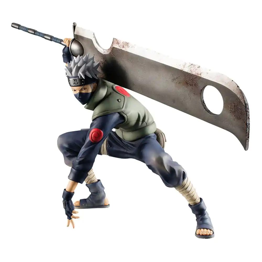 Naruto Shippuden G.E.M. Series 1/8 Kakashi Hatake Great Ninja War 15th Anniversary Ver. PVC szobor figura 15 cm termékfotó