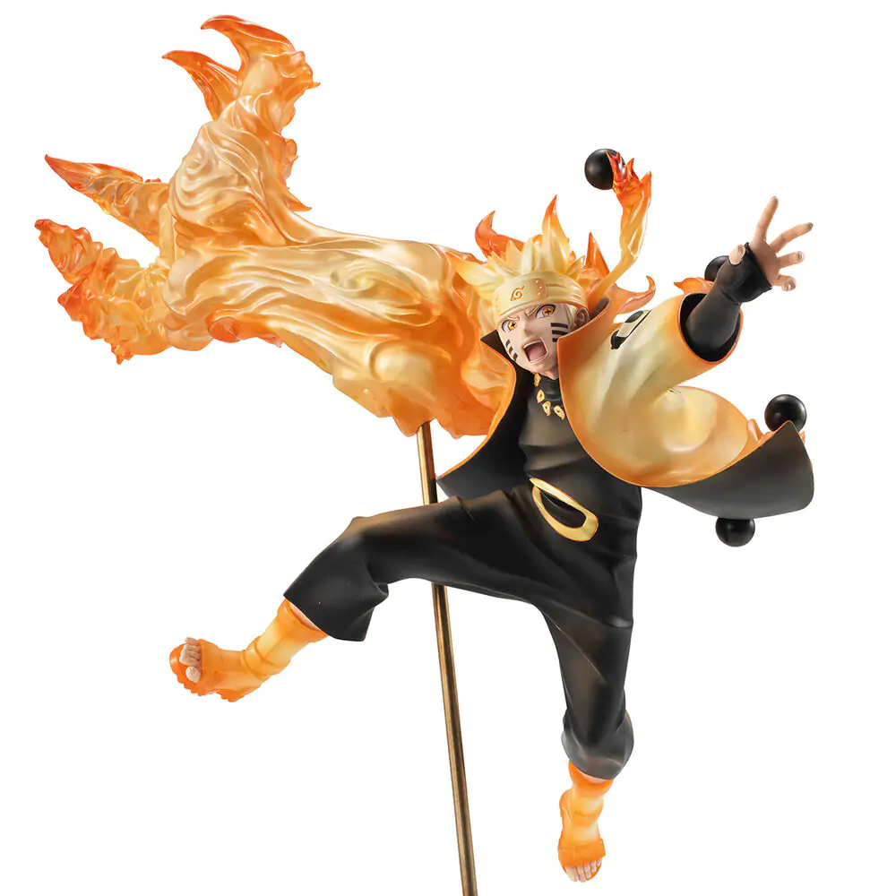 Naruto Shippuden G.E.M. Series 1/8 Naruto Uzumaki Six Paths Sage Mode 15th Anniversary Ver. PVC szobor figura 29 cm termékfotó