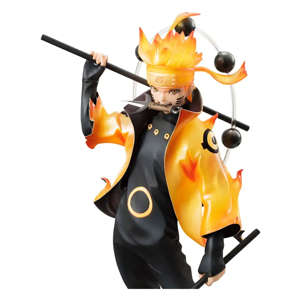 Naruto Shippuden G.E.M. Series Naruto Uzumaki Six Paths Sage Mode 15th Anniversary Ver. PVC szobor figura 22 cm termékfotó