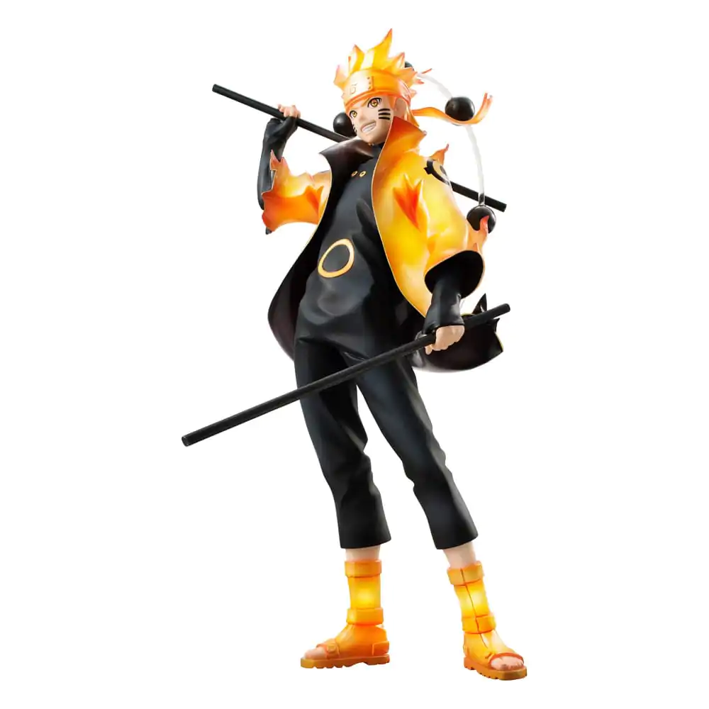 Naruto Shippuden G.E.M. Series Naruto Uzumaki Six Paths Sage Mode 15th Anniversary Ver. PVC szobor figura 22 cm termékfotó