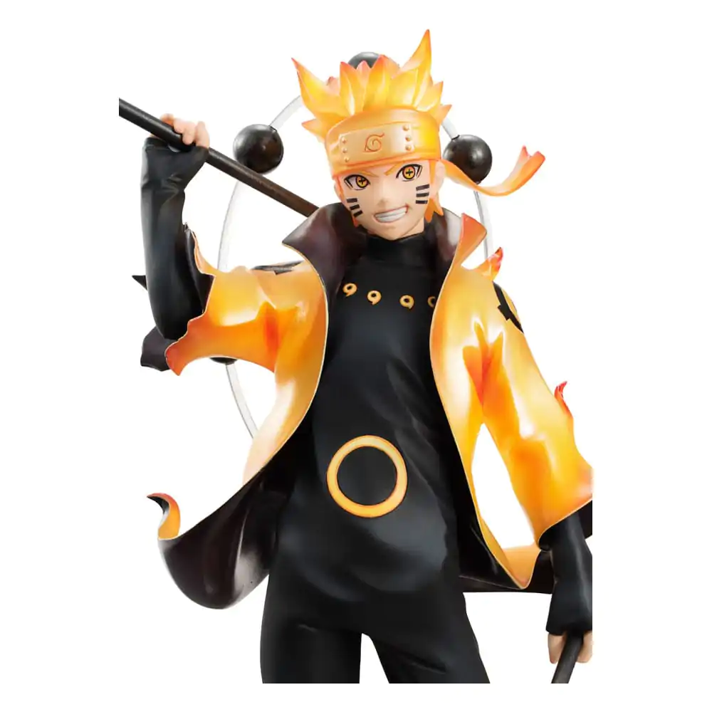 Naruto Shippuden G.E.M. Series Naruto Uzumaki Six Paths Sage Mode 15th Anniversary Ver. PVC szobor figura 22 cm termékfotó