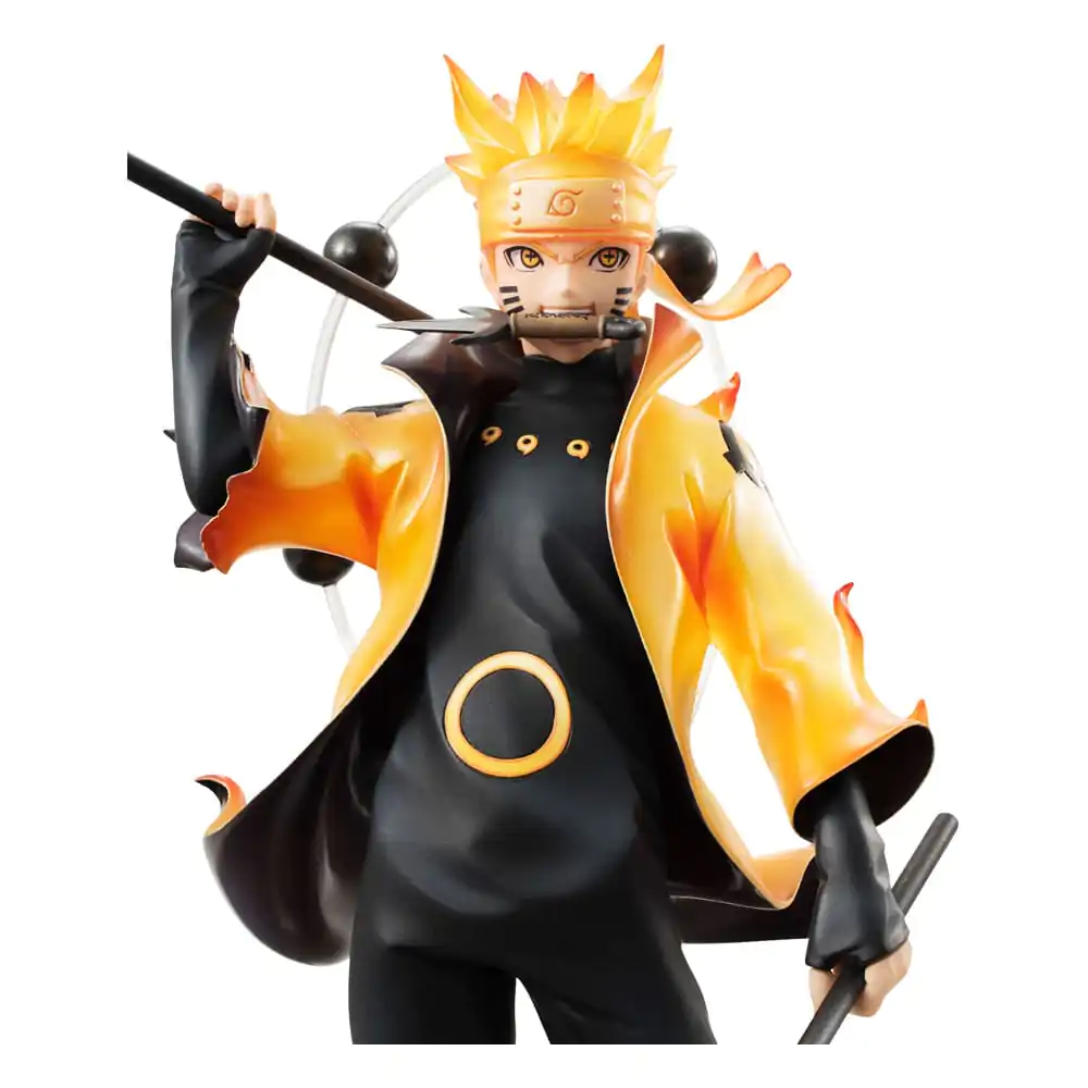 Naruto Shippuden G.E.M. Series Naruto Uzumaki Six Paths Sage Mode 15th Anniversary Ver. PVC szobor figura 22 cm termékfotó