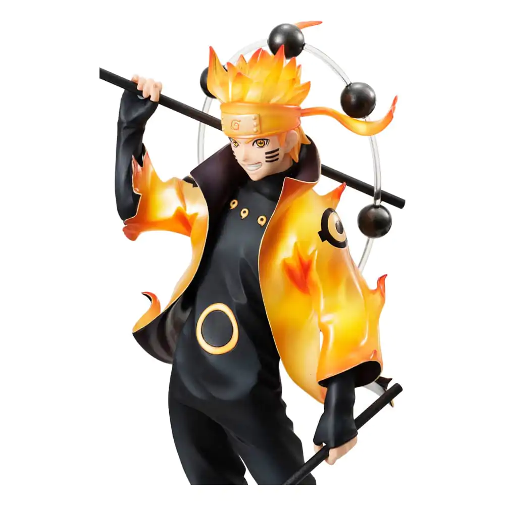 Naruto Shippuden G.E.M. Series Naruto Uzumaki Six Paths Sage Mode 15th Anniversary Ver. PVC szobor figura 22 cm termékfotó