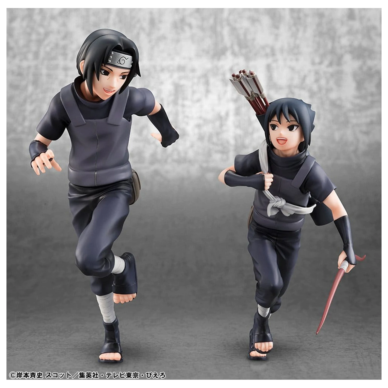 Naruto Shippuden G.E.M. Series 2 db-os PVC figura csomag Itachi Uchiha & Sasuke  termékfotó