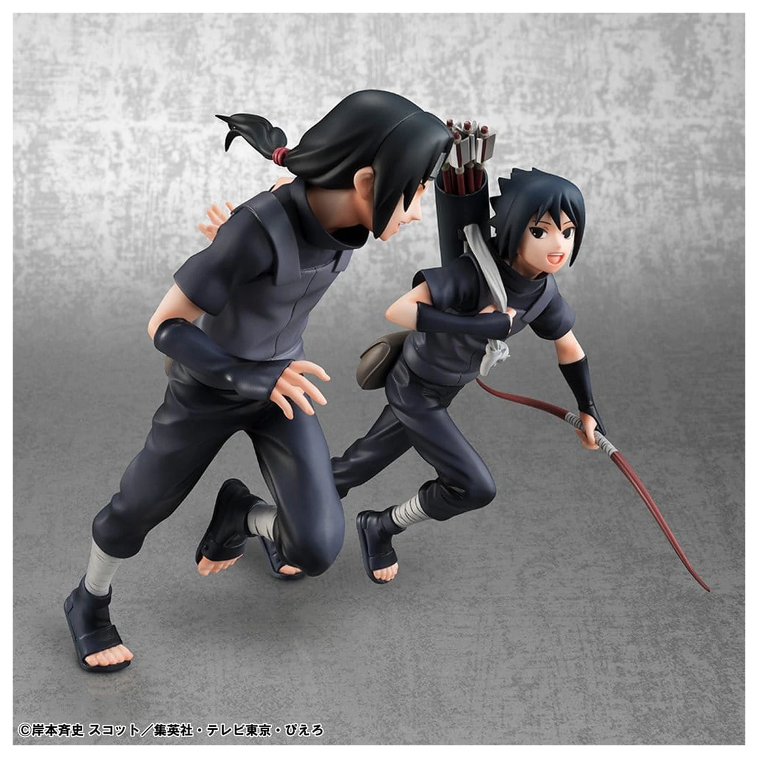 Naruto Shippuden G.E.M. Series 2 db-os PVC figura csomag Itachi Uchiha & Sasuke  termékfotó