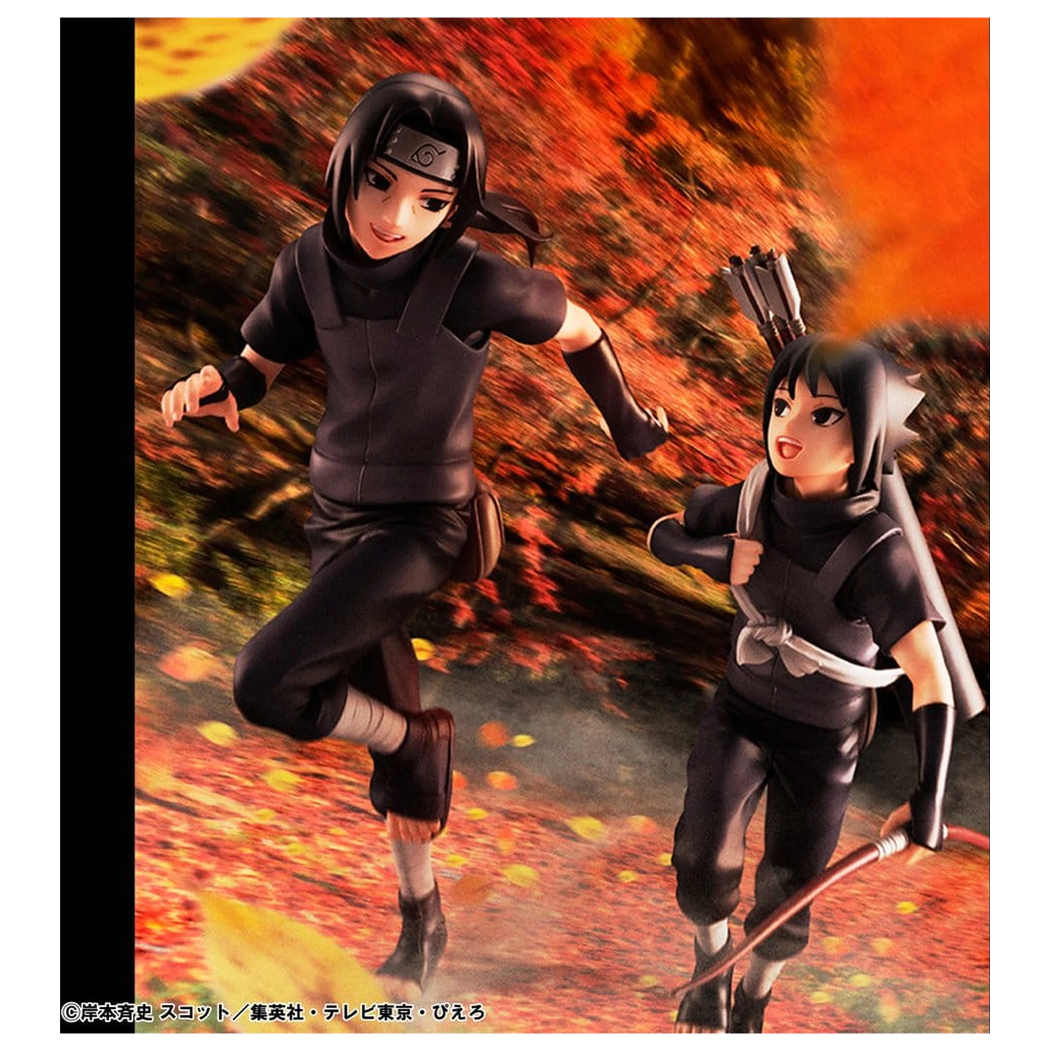 Naruto Shippuden G.E.M. Series 2 db-os PVC figura csomag Itachi Uchiha & Sasuke  termékfotó