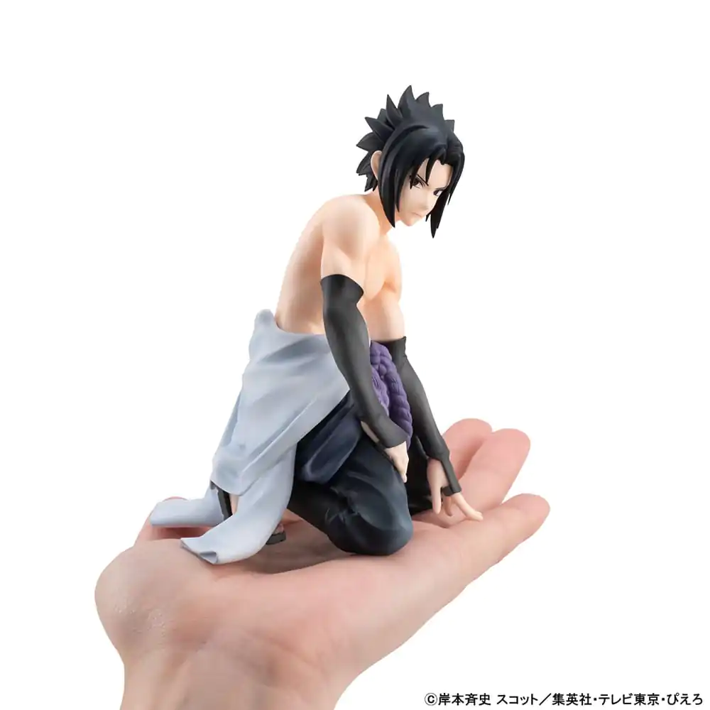Naruto Shippuden G.E.M. Series PVC szobor figura Sasuke Palm Size 12 cm      termékfotó