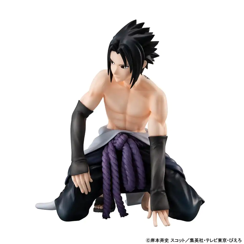 Naruto Shippuden G.E.M. Series PVC szobor figura Sasuke Palm Size 12 cm      termékfotó
