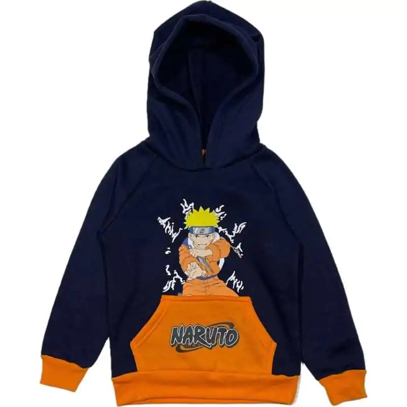 Naruto Shippuden kék-narancssárga gyerek pulóver termékfotó