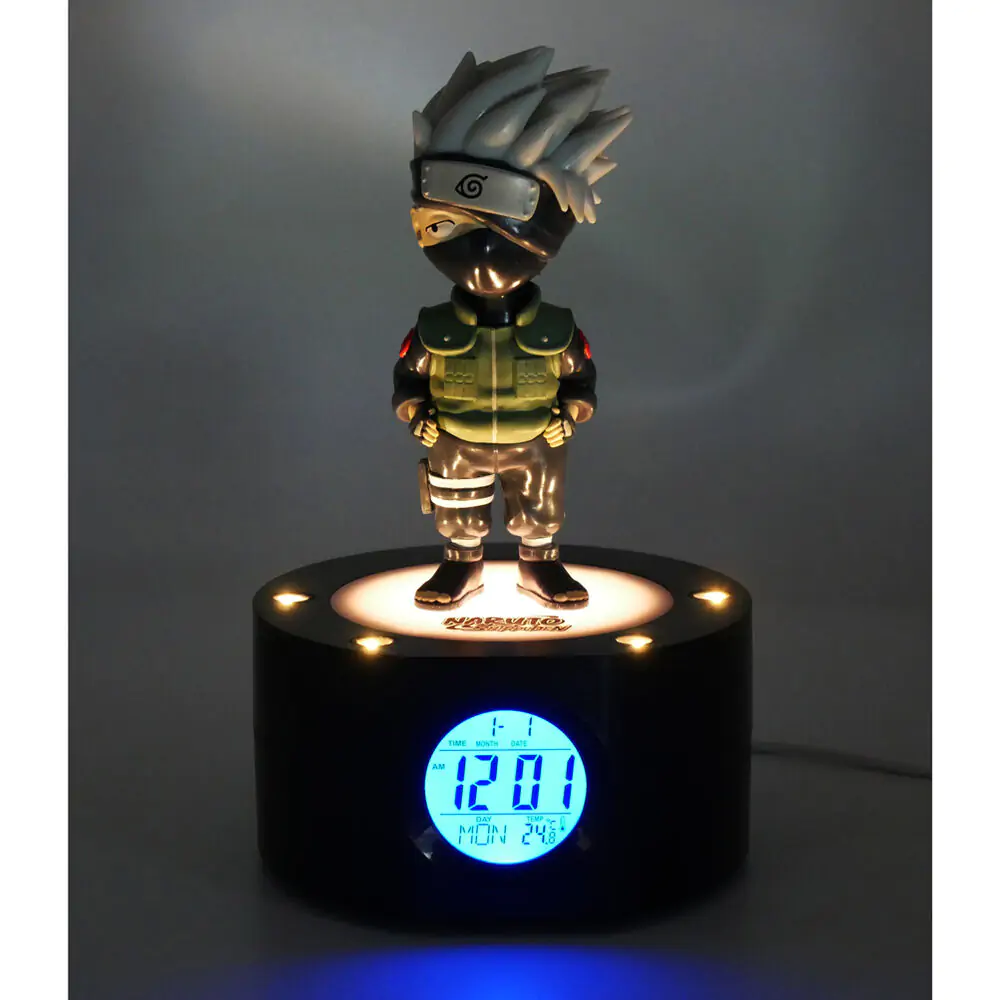 Naruto Shippuden Wecker mit Leuchtfunktion Kakashi 18 cm termékfotó