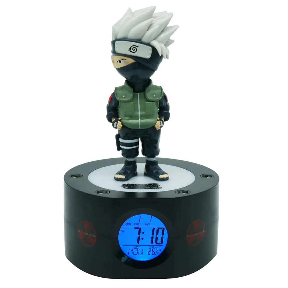 Naruto Shippuden Wecker mit Leuchtfunktion Kakashi 18 cm termékfotó