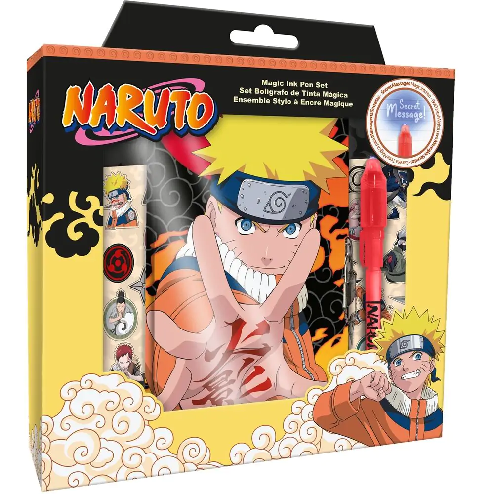 Naruto Shippuden keményfedeles füzet és mágikus toll szett termékfotó