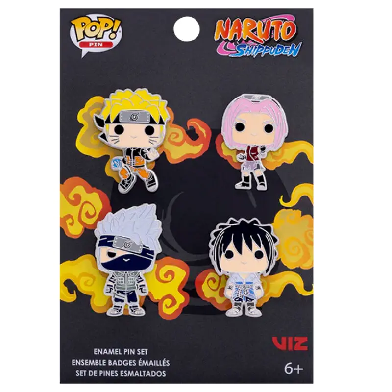Funko Pop Naruto Shippuden kitűző csomag termékfotó