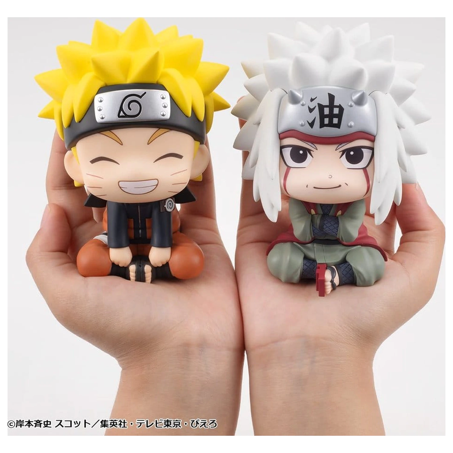 Naruto Shippuden Look Up 2 db-os PVC figura csomag Naruto Uzumaki Smile Ver. & Jiraiya 11 cm (with gift) termékfotó