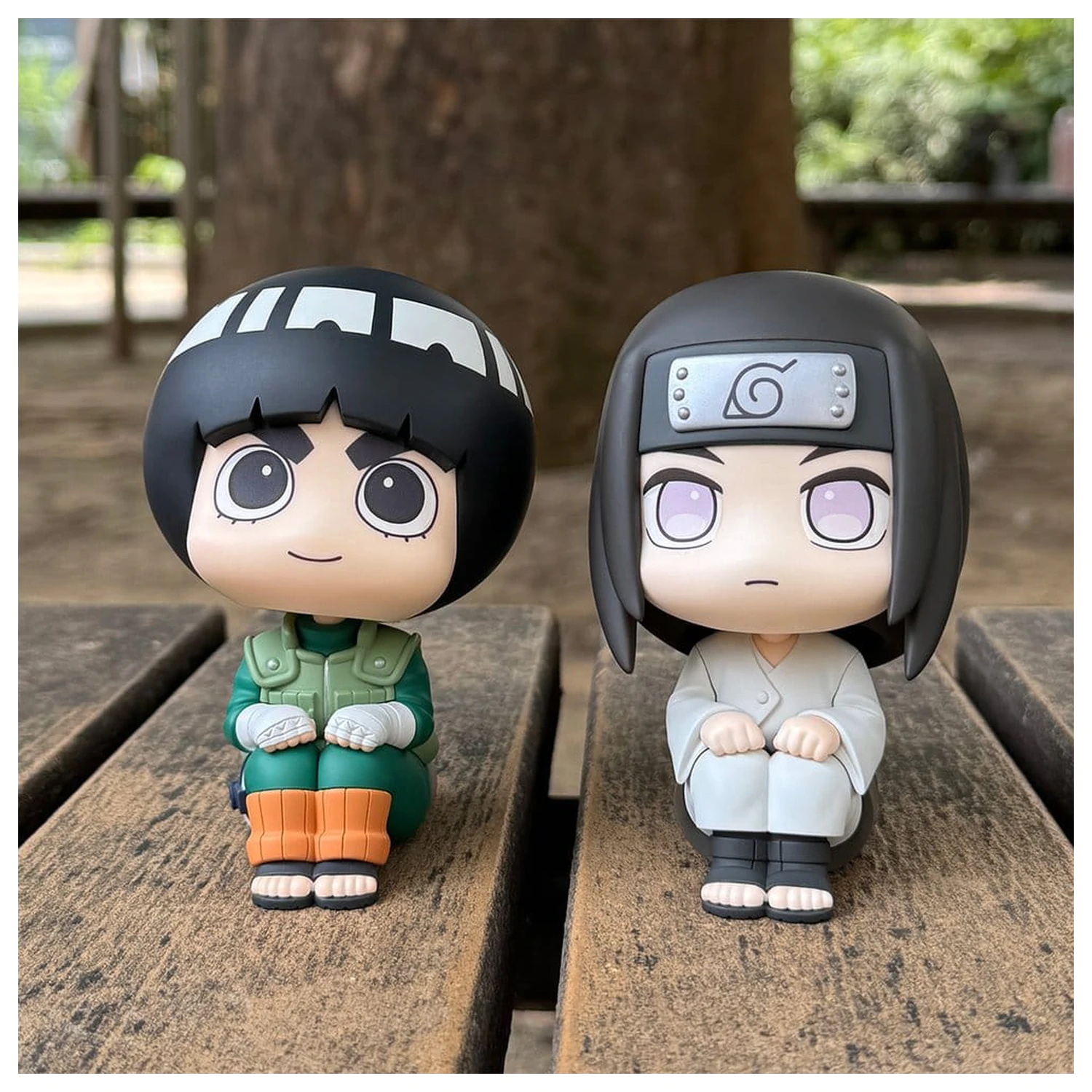 Naruto Shippuden Look Up 2 db-os PVC figura csomag Rock Lee & Neji Hyuga 11 cm (with gift) termékfotó