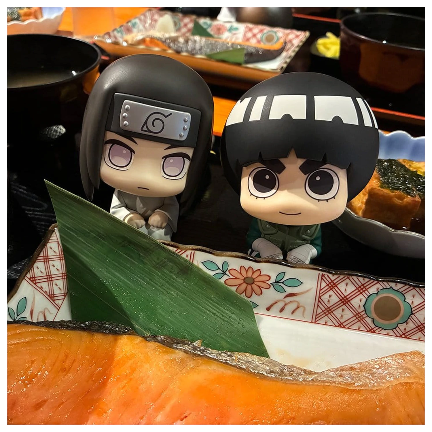 Naruto Shippuden Look Up 2 db-os PVC figura csomag Rock Lee & Neji Hyuga 11 cm (with gift) termékfotó