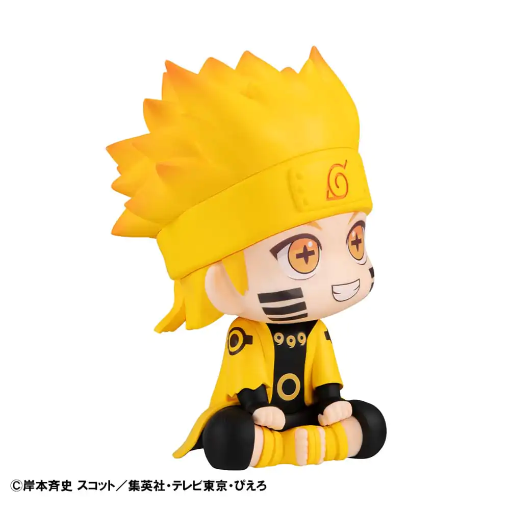 Naruto Shippuden Look Up Naruto Uzumaki Six Paths Sage Mode & Minato Namikaze PVC szobor figurák 11 cm (with gift) termékfotó