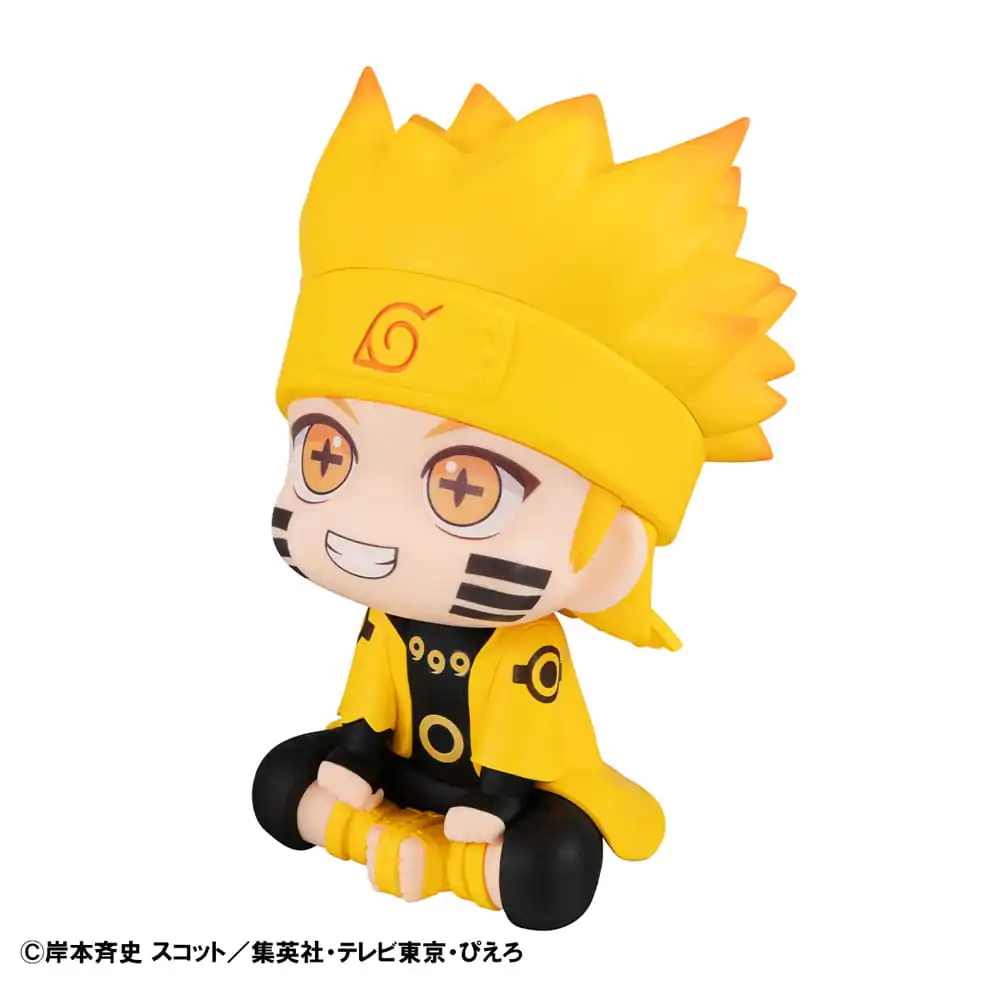 Naruto Shippuden Look Up Naruto Uzumaki Six Paths Sage Mode & Minato Namikaze PVC szobor figurák 11 cm (with gift) termékfotó