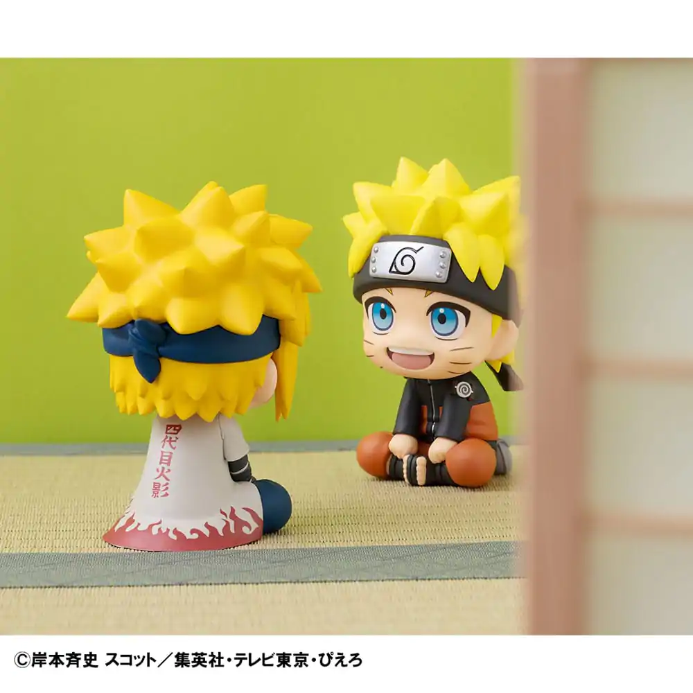 Naruto Shippuden Look Up Naruto Uzumaki Six Paths Sage Mode & Minato Namikaze PVC szobor figurák 11 cm (with gift) termékfotó