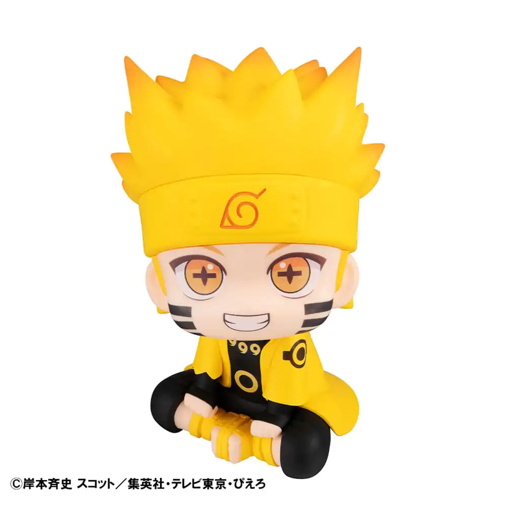 Naruto Shippuden Look Up Naruto Uzumaki Six Paths Sage Mode & Minato Namikaze PVC szobor figurák 11 cm (with gift) termékfotó