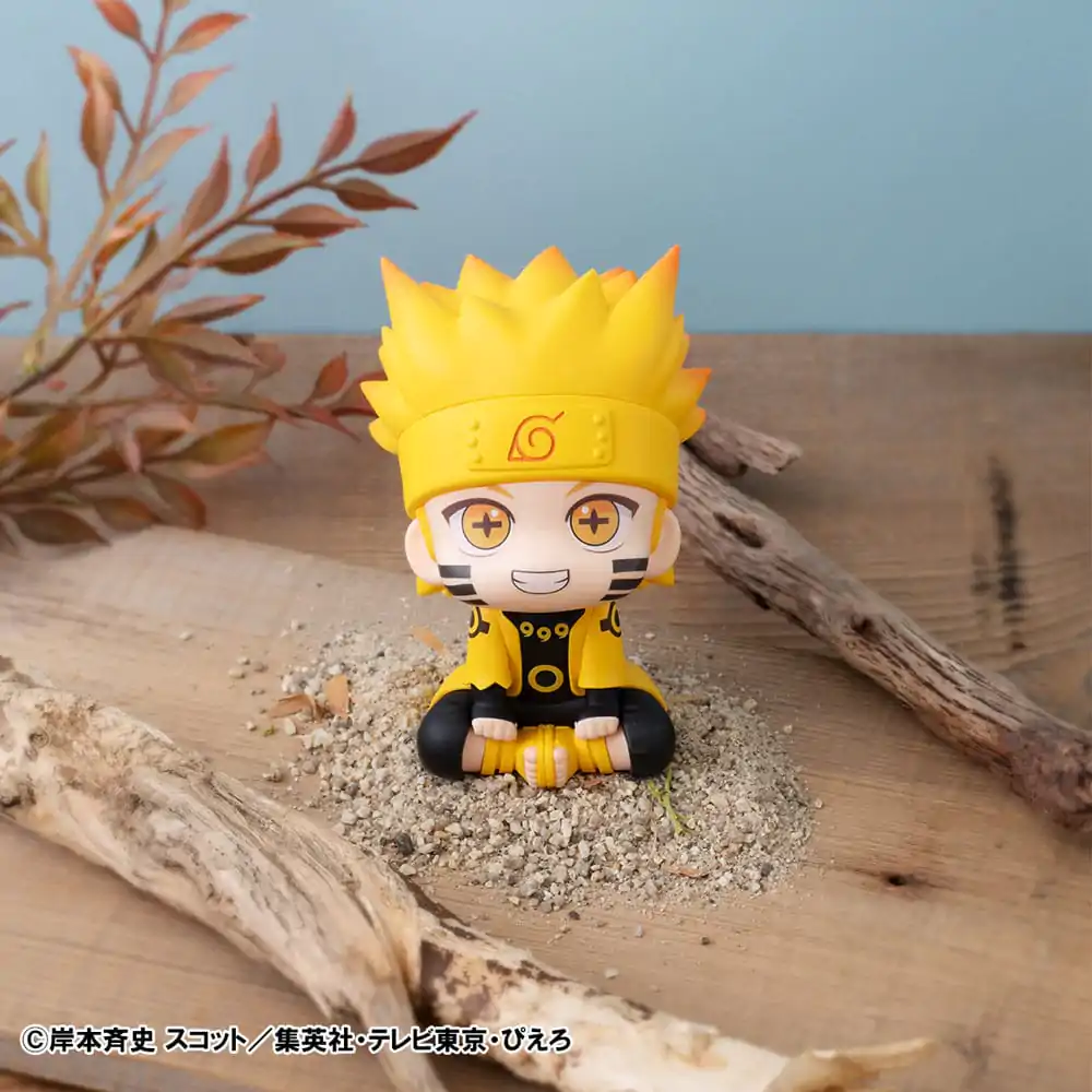 Naruto Shippuden Look Up Naruto Uzumaki Six Paths Sage Mode & Minato Namikaze PVC szobor figurák 11 cm (with gift) termékfotó